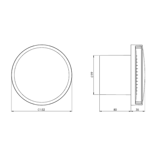 EUROPLAST EAT100G Εξαεριστήρας Φ100 Χρυσό 2