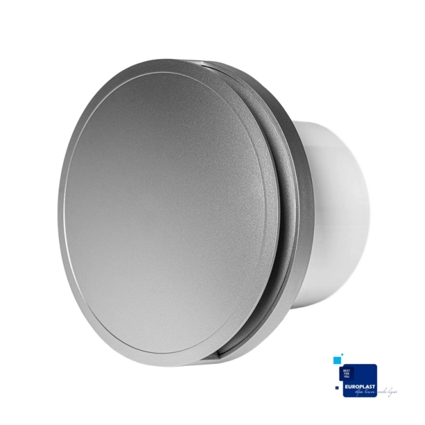 EUROPLAST EAT100S Εξαεριστήρας Φ100 Ασημί