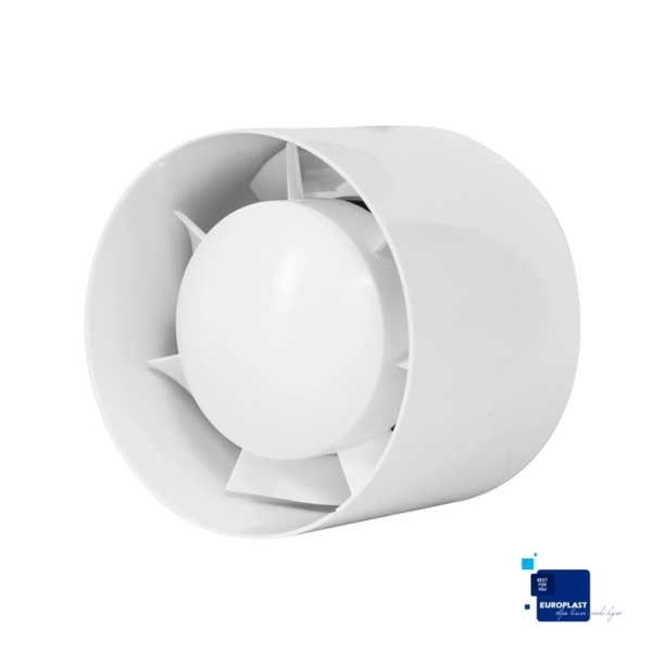 EUROPLAST EK100 Εξαεριστήρας Φ100 Λευκό