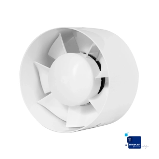 EUROPLAST EK125 Εξαεριστήρας Φ125 Λευκό