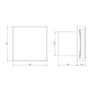 EUROPLAST EET150A Εξαεριστήρας Φ150 Ανθρακί 2