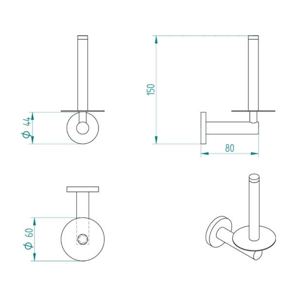 Χαρτοθήκη Verdi Sigma Εφεδρική Χρωμέ - 3034422