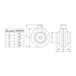 EUROPLAST AKM160 Εξαεριστήρας Φ160 Γαλβανιζέ