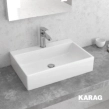 Karag LT2082 Νιπτήρας Πορσελάνης 51,5x36cm