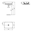 Ideal Standard Connect Air E034801 Νιπτήρας Πορσελάνης 60x40cm