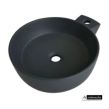 Adamidis Cupa 40M Black Mat Νιπτήρας Πορσελάνης Φ47