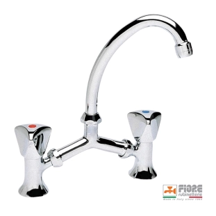 Fiore Classic Line 24CR0243 Μπαταρία Νιπτήρος, χρωμέ