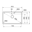 Franke Bell BCX 610-81  Ανοξείδωτος Νεροχύτης Ένθετος 81x51 cm