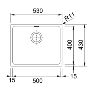 Franke Kubus KBG 210-50 Γρανιτένιος Νεροχύτης... 2