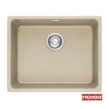 Franke Kubus KBG 210-50 Γρανιτένιος Νεροχύτης Υποκαθήμενος 53x43 cm, Coffee