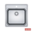Franke Bell BCX 610-51 Ανοξείδωτος Νεροχύτης Ένθετος 51x51 cm