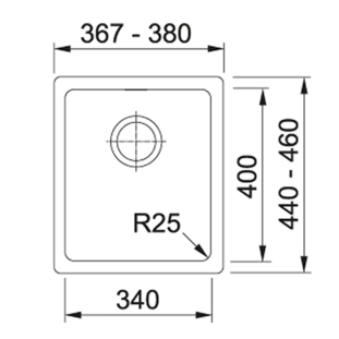 Franke Kubus KBG 110-34 Γρανιτένιος Νεροχύτης... 2