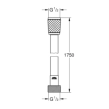 Grohe Relexaflex 28154001 Σπιράλ Ντους 175 cm PVC, χρωμέ