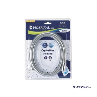 Viospiral Crystalflex 00-0620/S Σπιράλ Ντους 150 cm PVC, χρωμέ