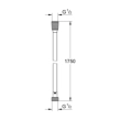 Grohe Silverflex 28388DC1 Σπιράλ Ντους 175 cm PVC, Supersteel
