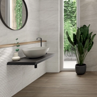 Decor Pietra Stone White Waves 30x60