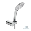 Ideal Standard Idealrain M3 B9454AA Τηλέφωνo Ντους 3 ροών με Σπιράλ και Στήριγμα, Χρωμέ