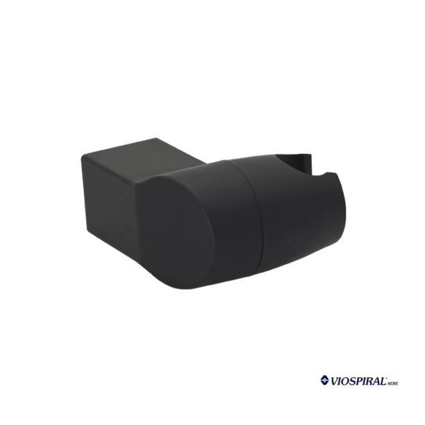 Στήριγμα Τηλεφώνου Ντους Viospiral Optima 00-5104, μαύρο ματ