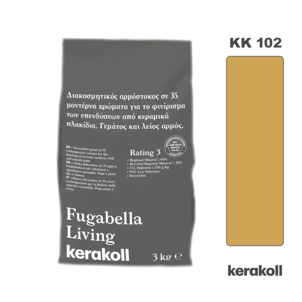 Διακοσμητικός Αρμόστοκος Kerakoll Fugabella Living KK 102 (3kg)