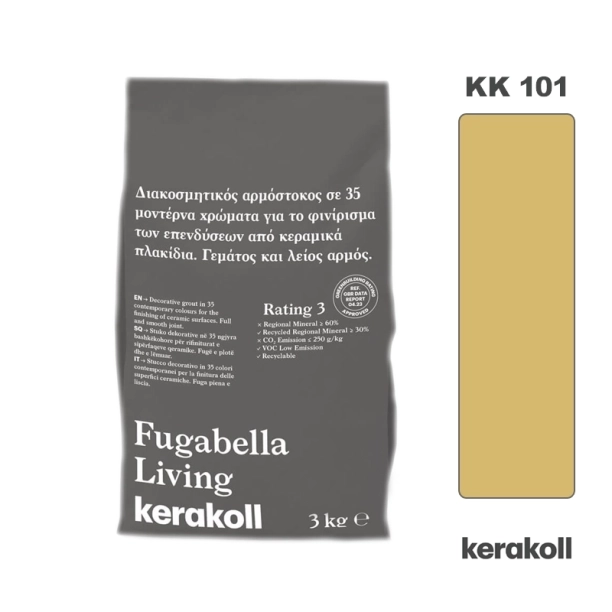 Διακοσμητικός Αρμόστοκος Kerakoll Fugabella Living KK 101 (3kg)