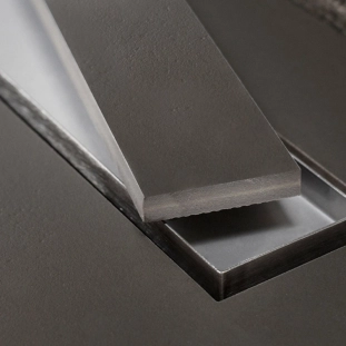 Confluo Frameless Line Γραμμικό Κανάλι Ντουζιέρας 55cm, Inox