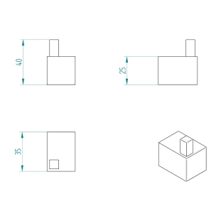 Άγκιστρο Verdi Kappa Μονό Χρωμέ - 3040222 2