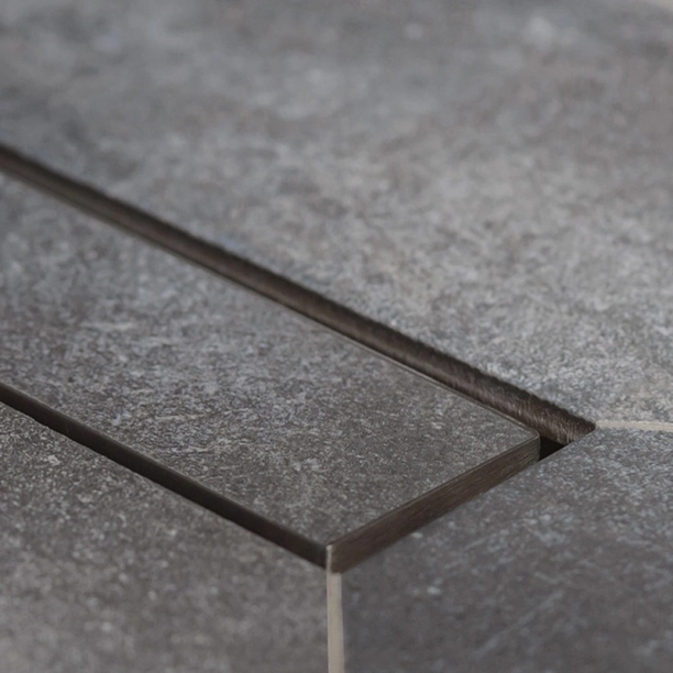 Confluo Frameless Line Γραμμικό Κανάλι Ντουζιέρας 65cm, Inox