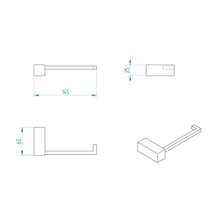 Χαρτοθήκη Verdi Kappa Χρωμέ - 3040422 2