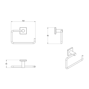 Χαρτοθήκη Verdi Delta Χρωμέ - 3062422 2