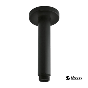 Modea  00-3193/B Βραχίονας Ντους 10 cm, μαύρο ματ