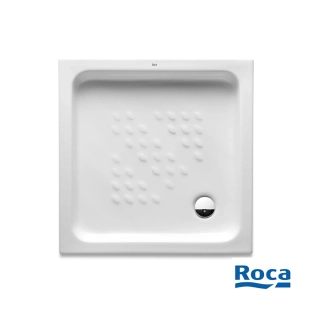 Ντουζιέρα Roca Italia Πορσελάνης 70x70x10 Τετράγωνη