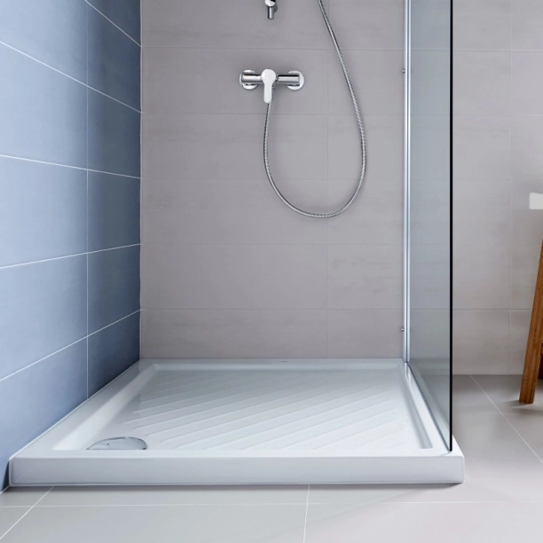 Ντουζιέρα Roca Roma Πορσελάνης 80x80x5,5 Τετράγωνη