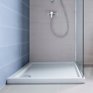 Ντουζιέρα Roca Roma Πορσελάνης 90x90x5,5 Τετράγωνη