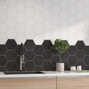 Mayfair 19,8x22,8 blanco hexagon