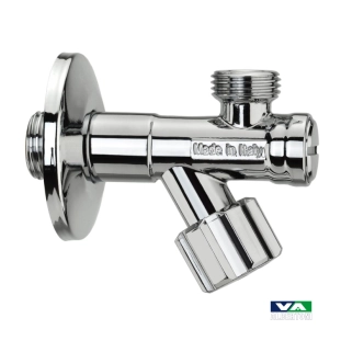 Διακοπτάκι γωνιακό με φίλτρο Albertoni 3/8x1/2 με παξιμάδι Φ10