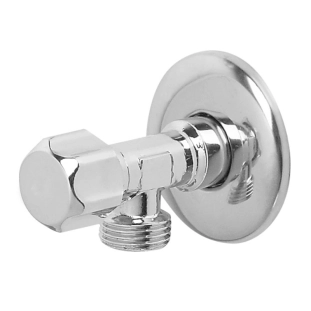 Γωνιακό διακοπτάκι με ροζέτα Viospiral 1/2x1/2