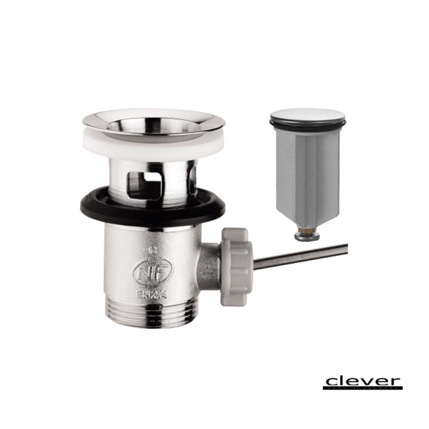 Αυτόματη βαλβίδα νιπτήρος 1 1/4 , χρωμέ