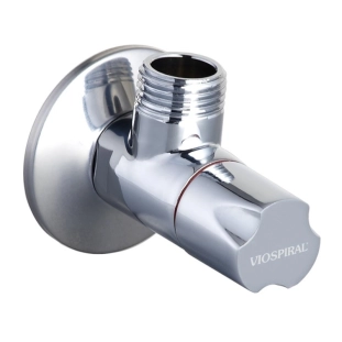 Γωνιακό διακοπτάκι Viospiral 1/2x1/2 μισής στροφής