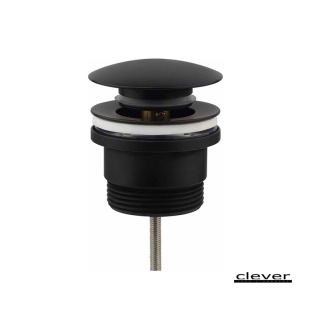 Βαλβίδα νιπτήρος Κλικ κλακ ,1 1/4  μαύρη