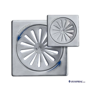 Σχάρα - Τάπα τετράγωνη Inox 12x12cm