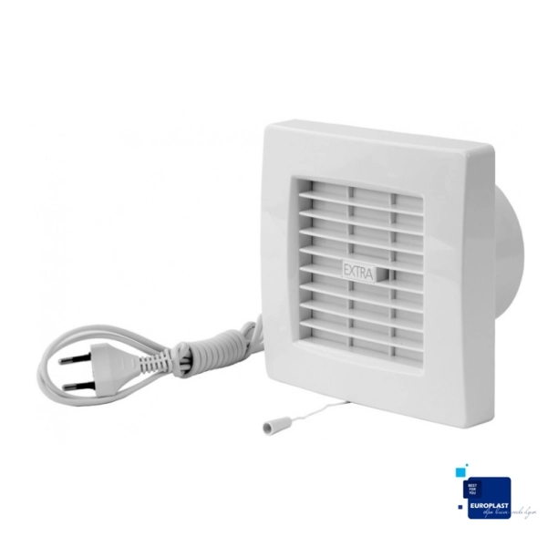 EUROPLAST X100ZWP Εξαεριστήρας Φ100 Λευκό