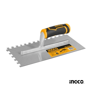 Σπάτουλα οδοντωτή 28x13cm (10x10) με πλαστική λαβή