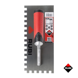 Σπάτουλα superpro οδοντωτή 28cm (10x10) με μαλακή λαβή