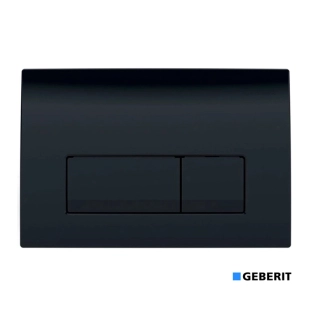 Πλακέτα Geberit Delta 50 μαύρο γυαλιστερό