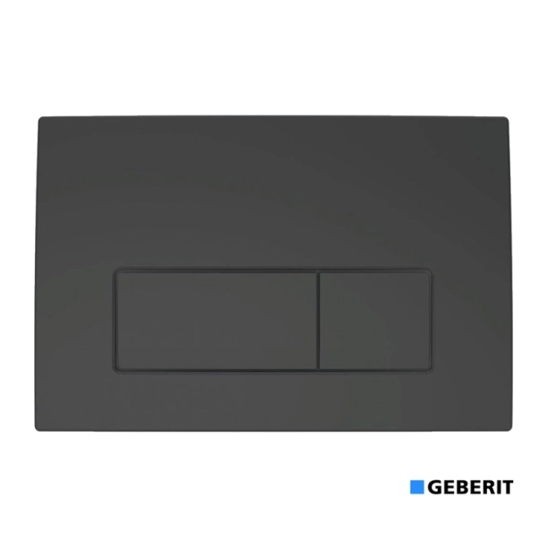 Πλακέτα Geberit Delta 50 μαύρο ματ