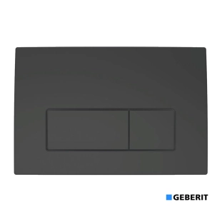 Πλακέτα Geberit Delta 50 μαύρο ματ