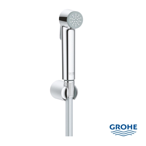 Σετ ντους μπιντέ Grohe trigger spray με στήριγμα και σπιράλ silverflex