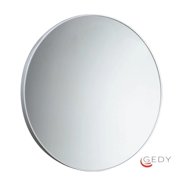 Καθρέπτης Φ60 στρογγυλός με λευκό πλαίσιο