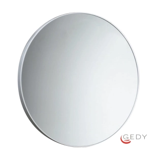 Καθρέπτης Φ60 στρογγυλός με λευκό πλαίσιο