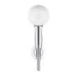 Grohe Tempesta 100 26406001 Τηλέφωνo Ντους 2 ροών με Σπιράλ και Στήριγμα/Παροχή, Χρωμέ